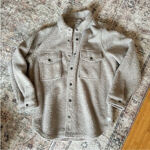 Vuori Tan Textured sycamore Fleece Jacket